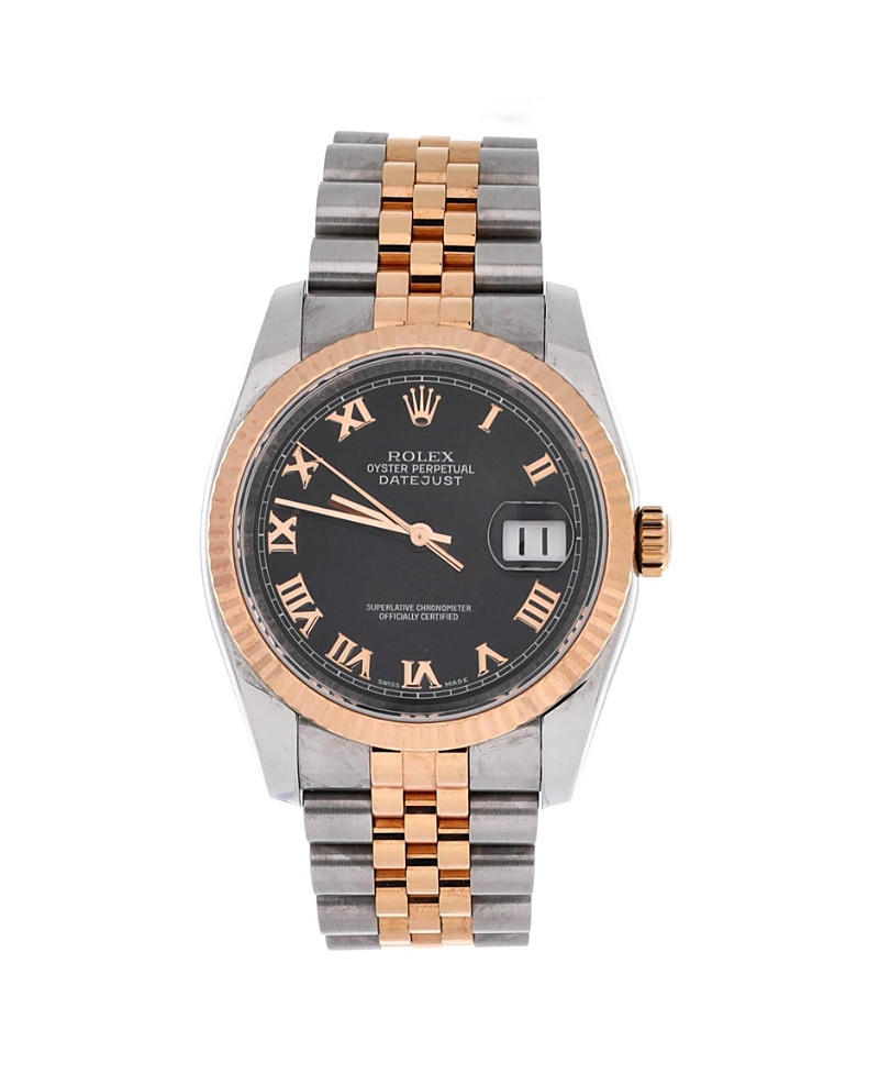 Pre-Owned Rolex Oyster Perpetual Datejust Automatic Watch in Stainless Steel and Rose Gold 36mm | Bloomingdale's (US)