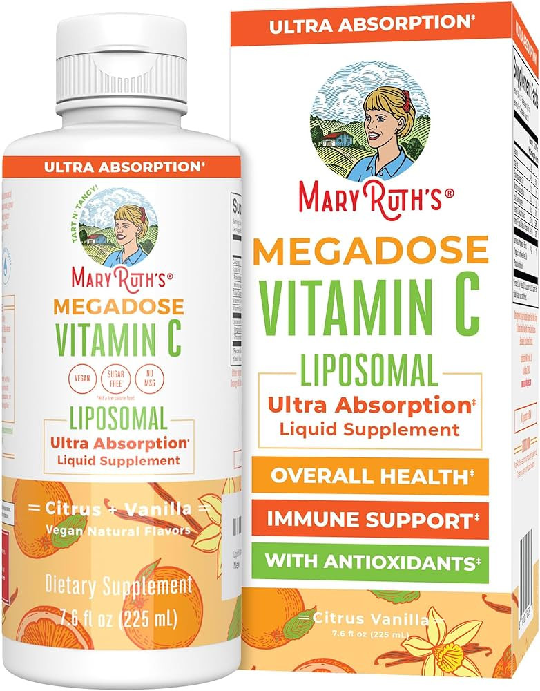 Liposomal Vitamin C by MaryRuth's | Immune Support Supplement | Vitamin C 500mg | Megadose Vitami... | Amazon (US)