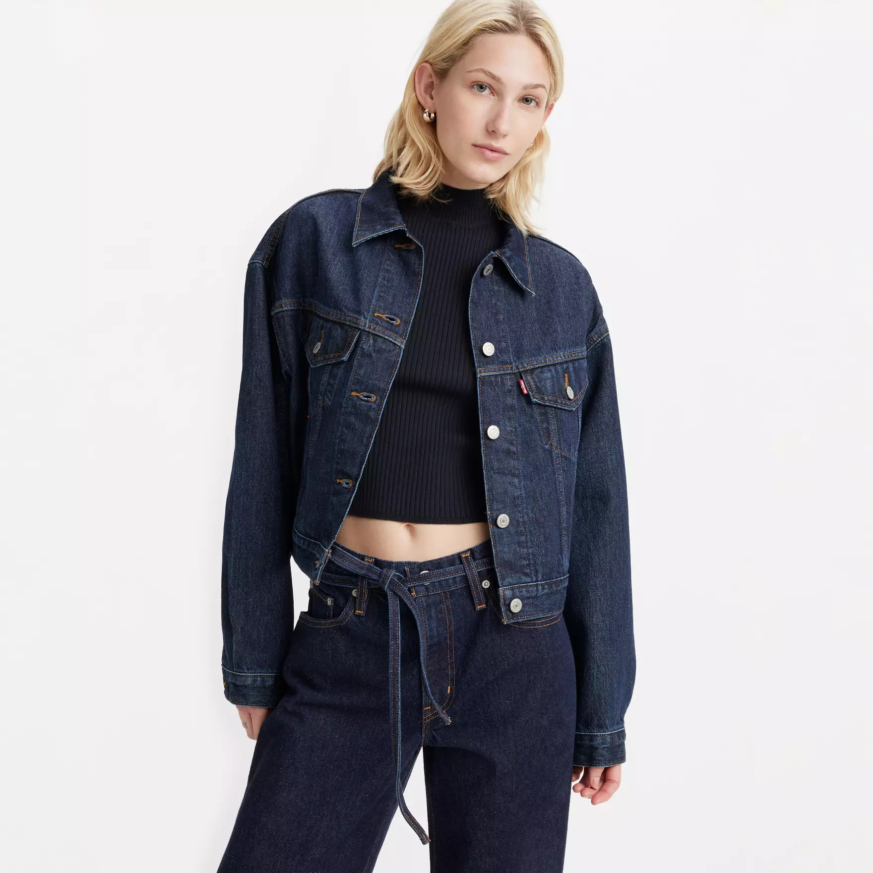 Shrunken '90s Trucker Jacket - Dark Wash | Levi's® US | Levi's US