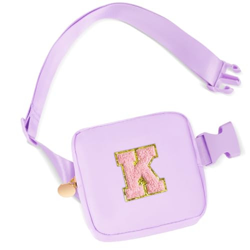 Uygafly Girl Stuff - Teen Girl Gifts: Trendy Mini Crossbody Belt Bag - Cute Fanny Pack for Kids & Women, Lavender | Amazon (US)