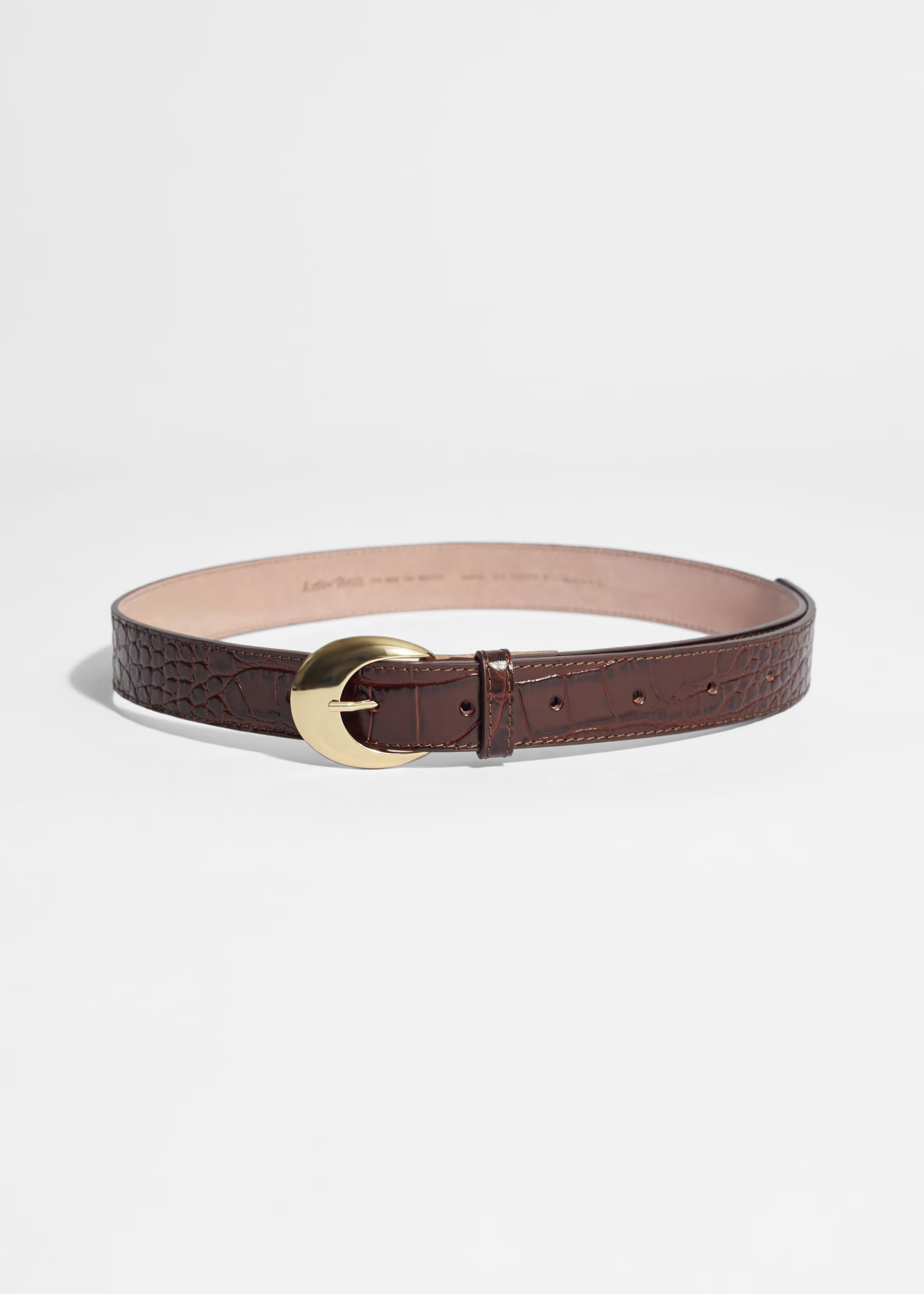 Crescent-Buckle Leather Belt | & Other Stories UK