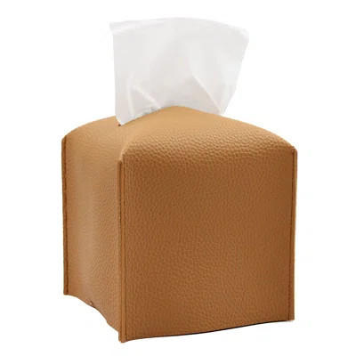 Tissue Box Cover, Modern Square Decorative PU Leather Facial Paper Case Organizer Holder Dispenser | Wayfair North America