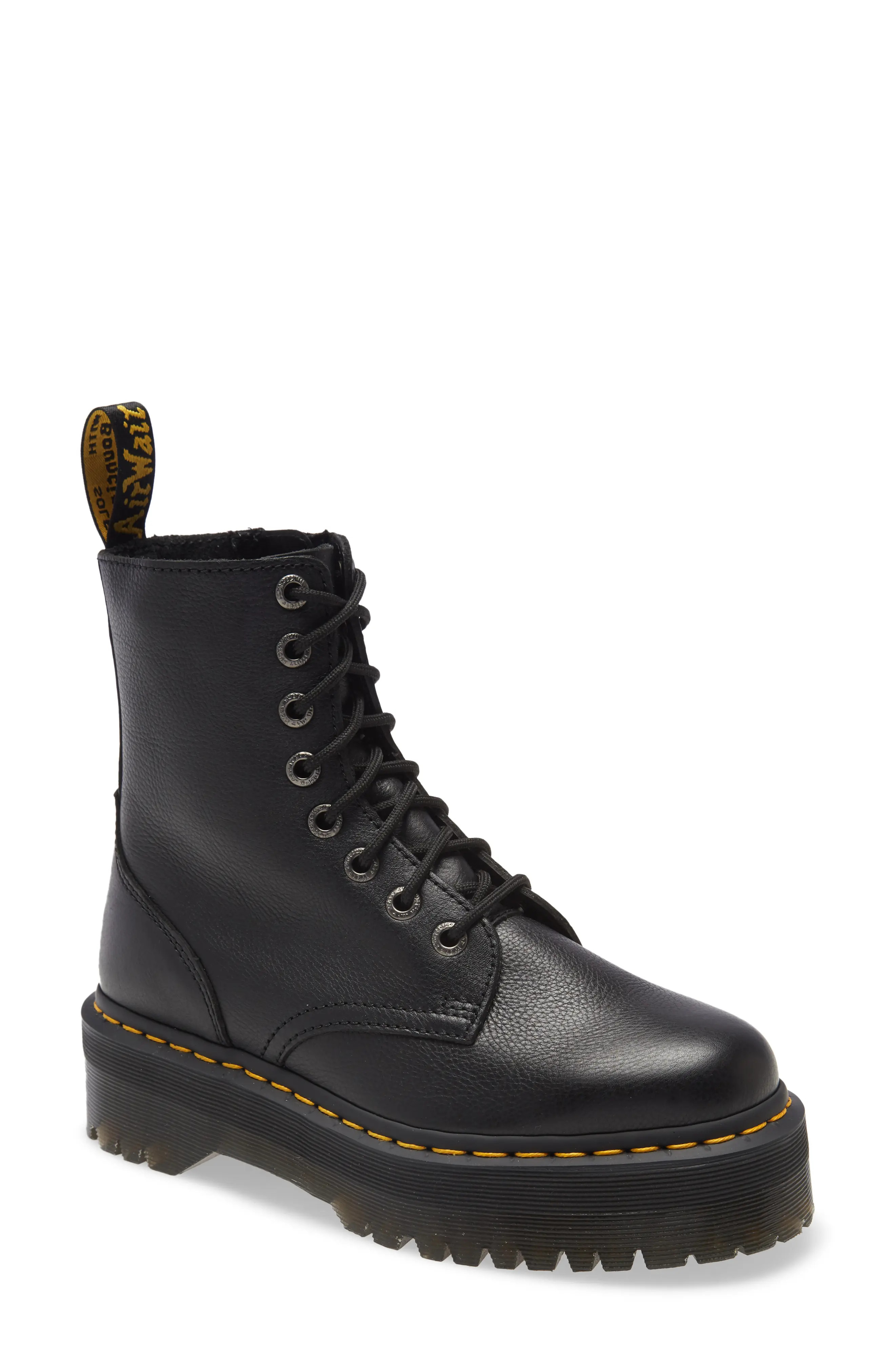 Women's Dr. Martens Jadon Pisa Platform Boot, Size 10US/ 8UK - Black | Nordstrom