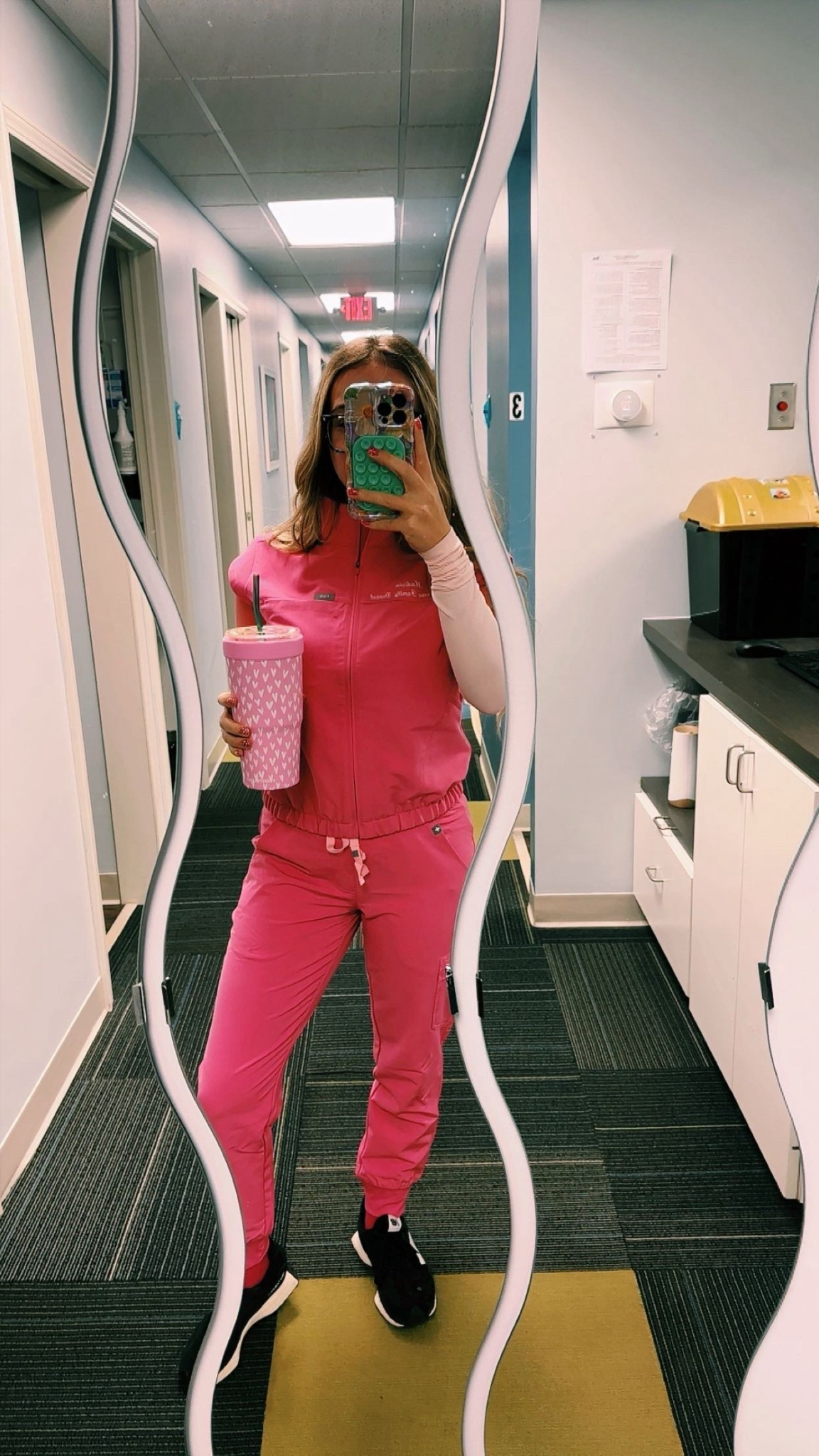 Scrubs don’t have to be boring 🩷 

#LTKdayinmylife #LTKWorkwear #LTKSaleAlert