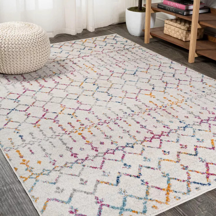 Moroccan Hype Boho Vintage Diamond Area Rug - JONATHAN Y | Target