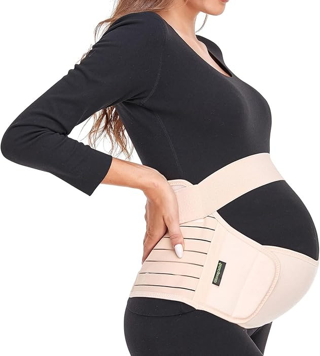 ChongErfei Maternity Belt Pregnancy Belly Band 3 in 1 Maternity Support Belt for Pregnant Back/Pe... | Amazon (US)