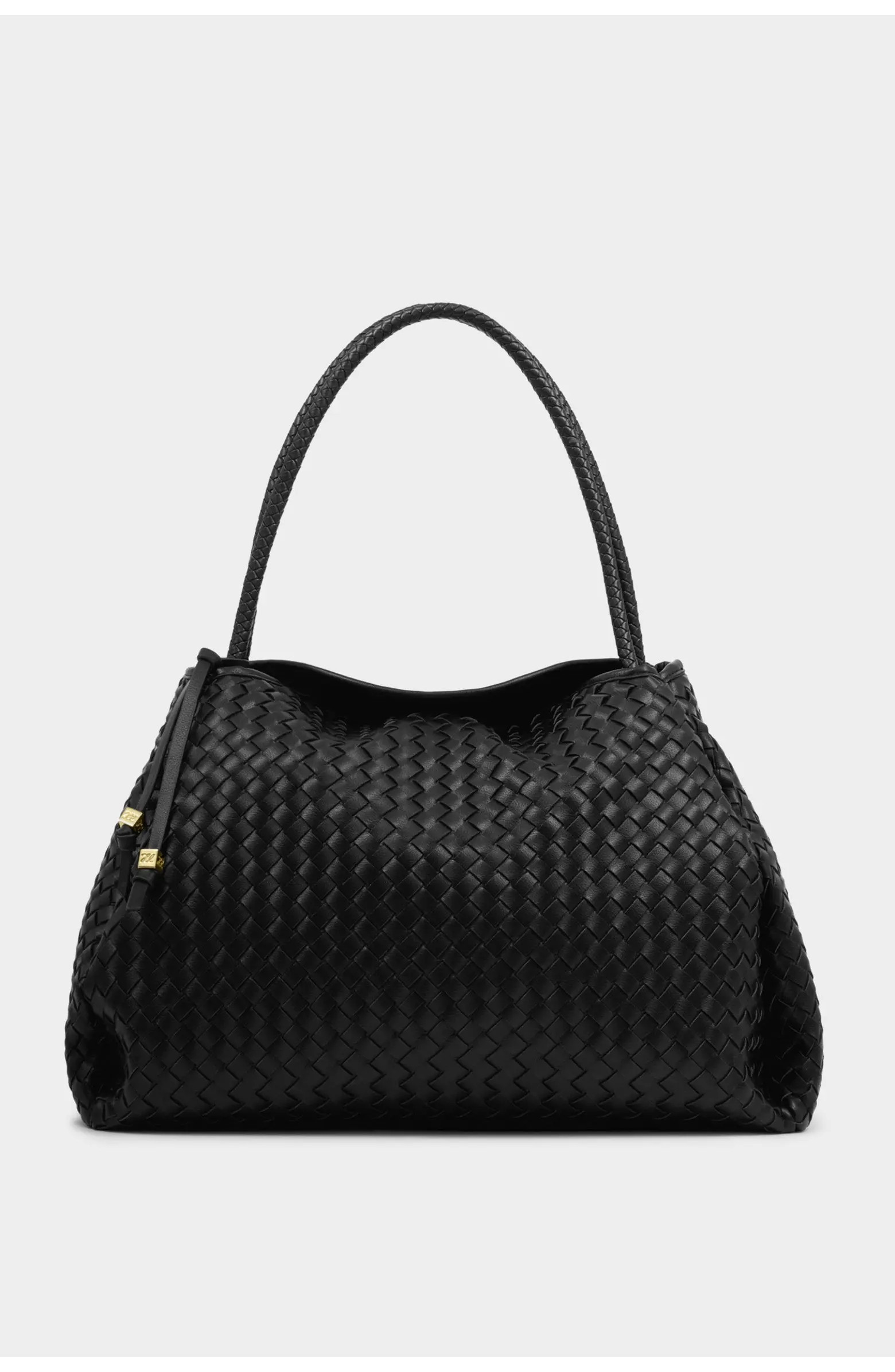 Nova Hand Woven Large Shoulder Bag in Black | Nordstrom