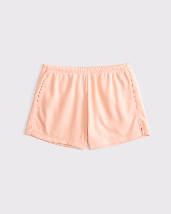 High Rise Sunday Terry Mini Short | Abercrombie & Fitch (US)