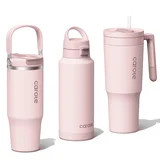 Carote 3PCS Insulated Stainless Steel Tumbler Set with Handles, 40oz,32oz*2, Leak-Proof Travel Mu... | Walmart (US)