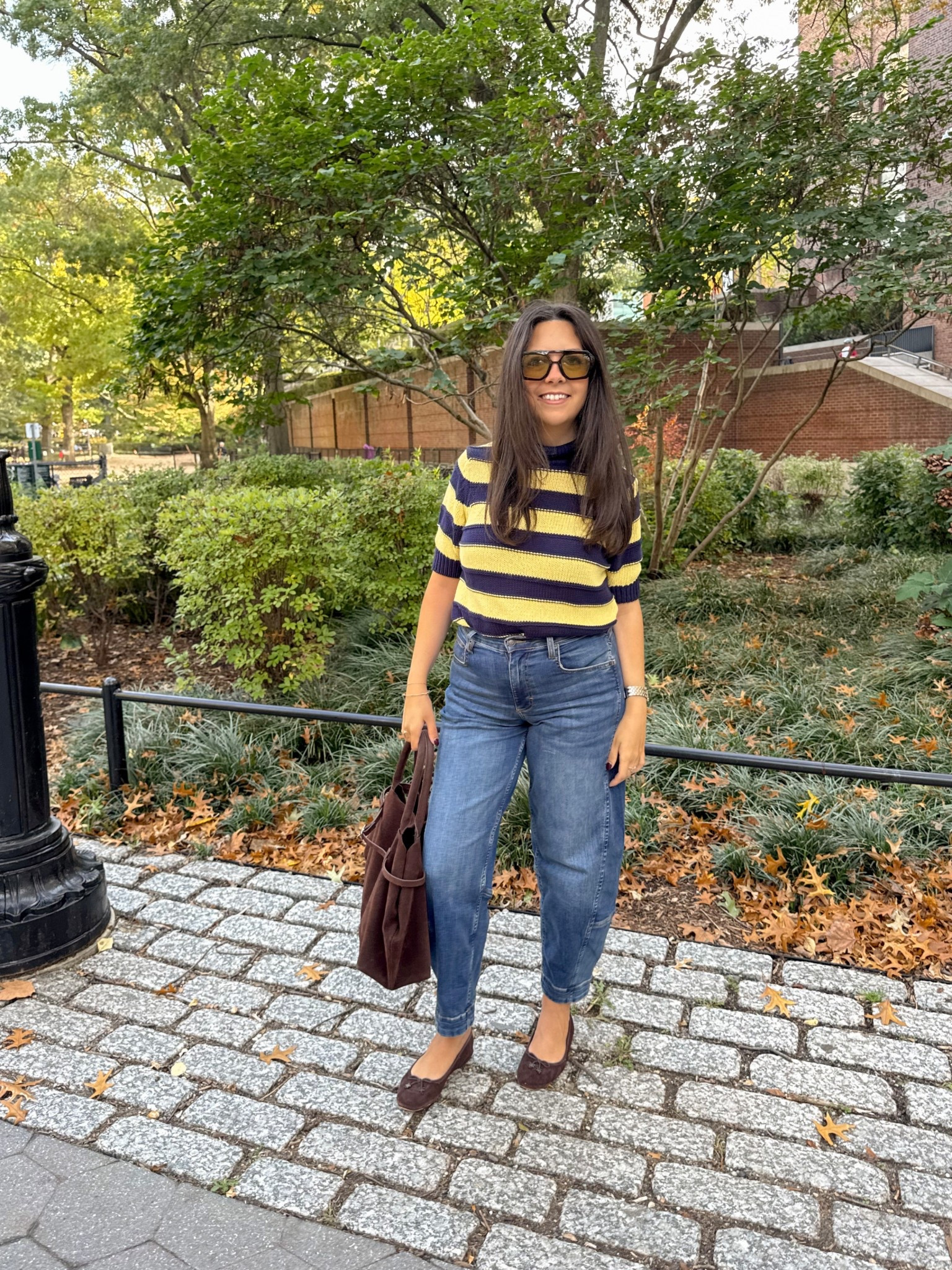 Fall outfit idea you’ll actually wear 🍁
These high-rise barrel jeans are the perfect mix of relaxed and flattering — use CAREY15 for a discount! Styled with a striped knit sweater, suede flats, and a chocolate brown bag for an effortless fall look that works for coffee runs, farmers markets, or weekend plans 🤎

Shop my exact outfit and similar pieces below ⤵️

#ltkfallfashion #ltkdenim #ltkoutfitinspo #ltkfallstyle #ltknyc #ltkitbag #ltkeveryday #fallstyle #weekendoutfit #casualfalloutfit #denimstyle #ltkwomen

#LTKSaleAlert #LTKStyleTip #LTKSeasonal