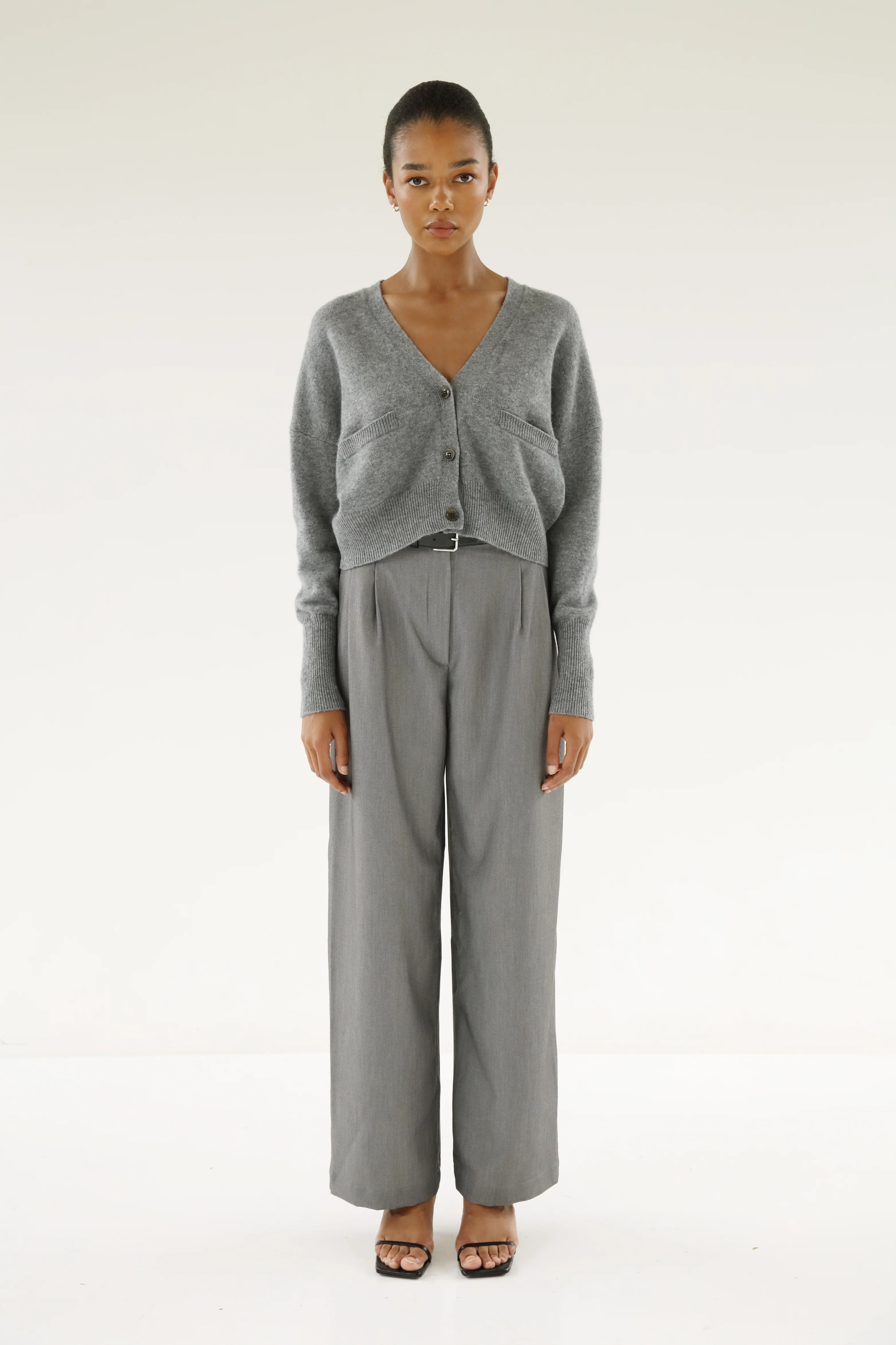 Lille Cardigan, grey | Almada Label