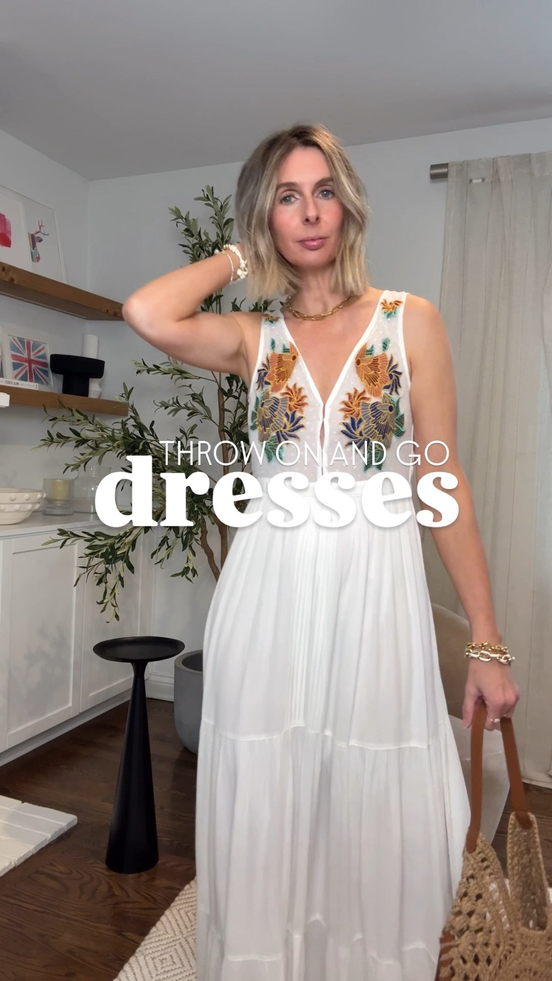 no need to think. three throw and go dresses. literally throw ‘em on and gooooo! easy peasy!

WHITE DRESS - small.
what a classic! puff sleeves. square neckline. open back. linen. double lined. 

PLAID DRESS - small.
casual cool! puff sleeves. v neck. lightweight. perfect length. 

MAXI DRESS - small
grecian vibes! embroidery. slit down the back and on each side of the dress. 

casual dresses. spring dresses. easy dresses. spring break dress. throw on and go dress. 

#LTKgrwm #LTKootd #LTKOver40