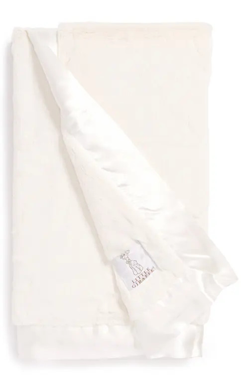 Little Giraffe Luxe Baby Blanket in Cream at Nordstrom | Nordstrom