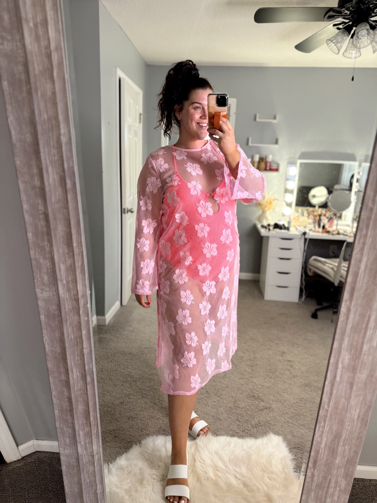 Lake day OOTD 💞☀️
Swimsuit size XL long 
Coverup size XL

#LTKSwim #LTKStyleTip #LTKPlusSize