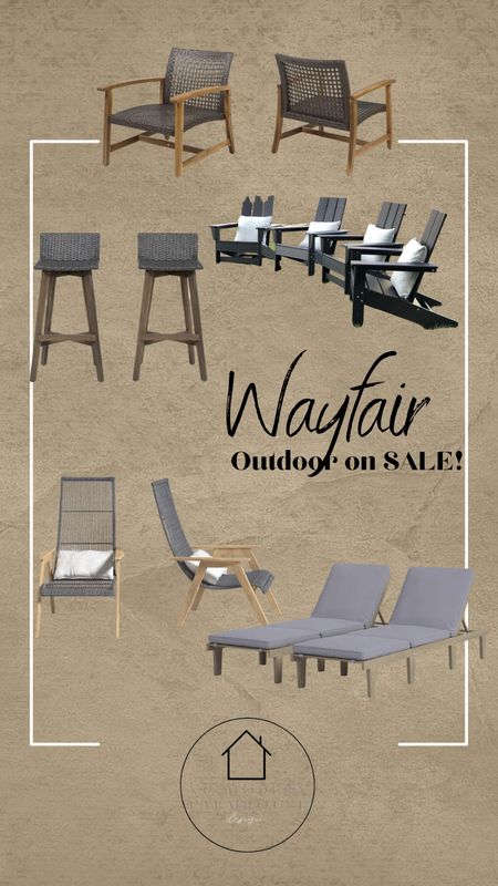 Gorgeous outdoor pieces on sale from @wayfair. If you are looking for chairs for your outdoor spaces now is the time.￼

#LTKFind #LTKSeasonal #LTKhome