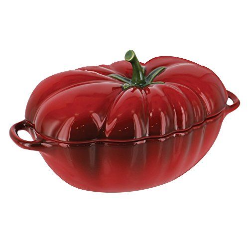 STAUB Ceramics Petite Tomato Cocotte, 16-oz, Cherry | Amazon (US)