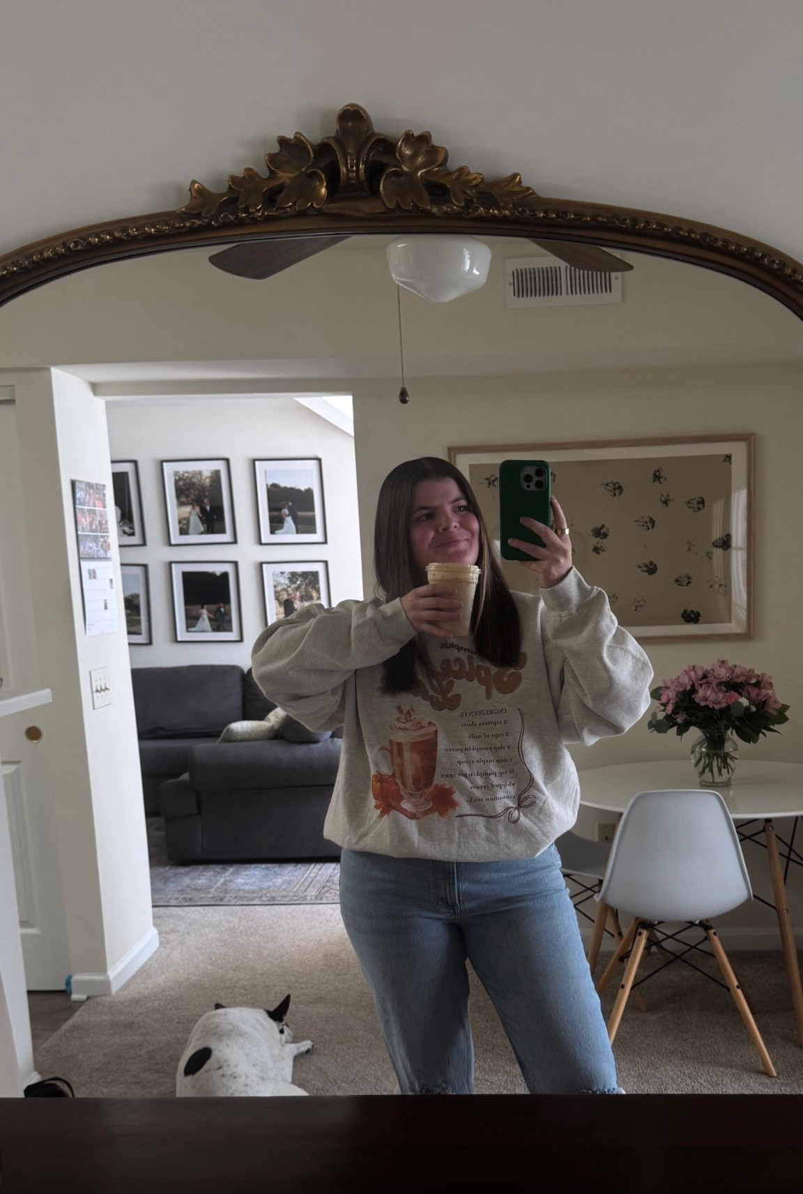 Pumpkin spice sweatshirt 🎃🍂 will be wearing this all fall!! 

#LTKSeasonal #LTKMidsize #LTKFindsUnder100