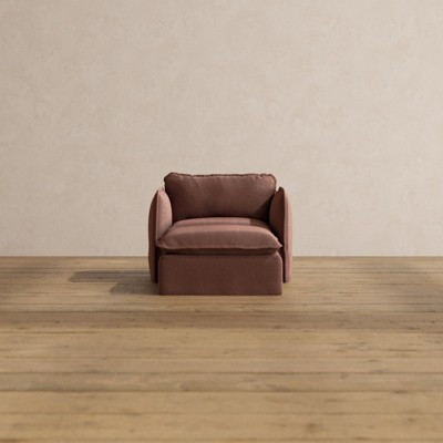 Anabei Modular Washable Chaise Armchair | Memorix+ Seat & Contour Pillow Chestnut | Target