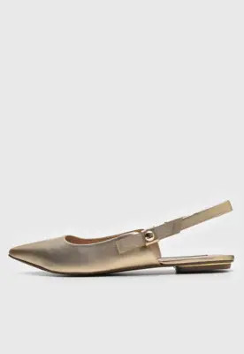 Sapatilha Slingback Jorge Bischoff Lisa Dourado | Dafiti (BR)