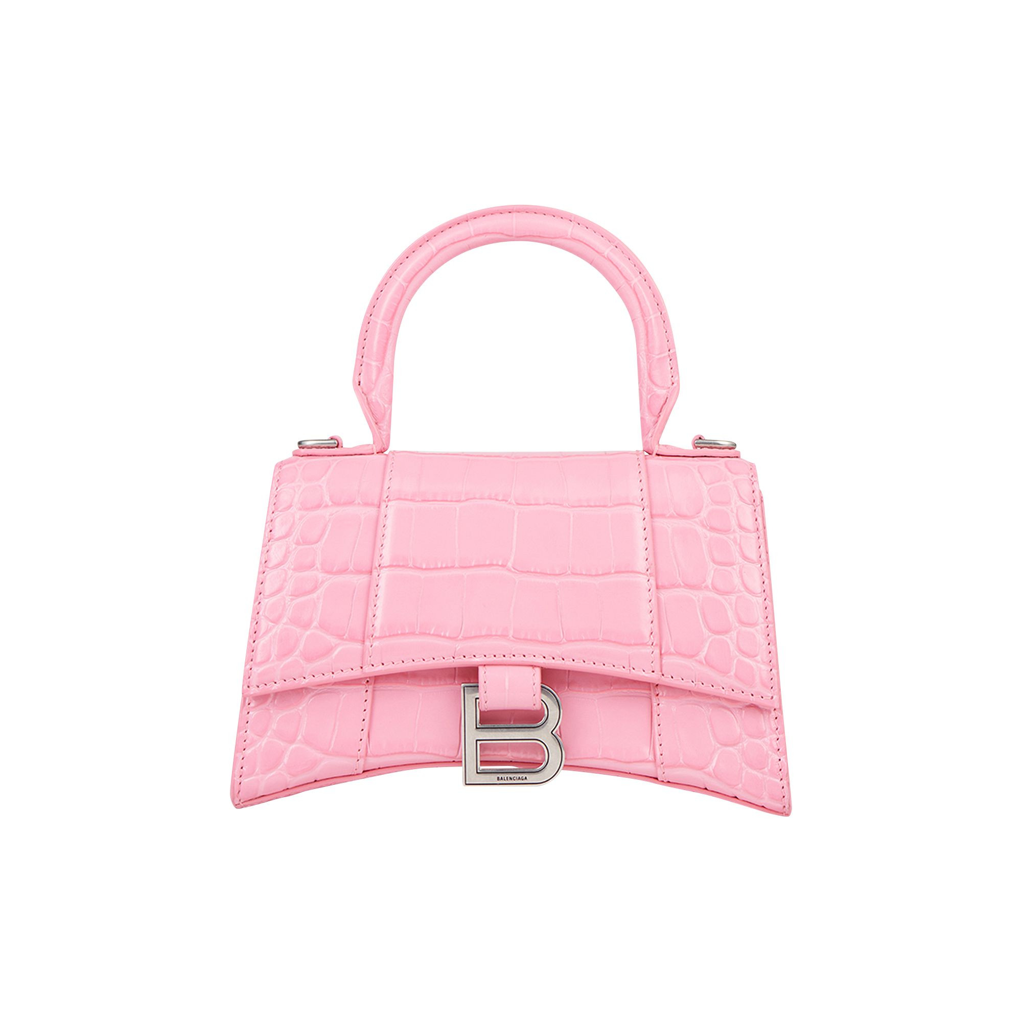 Balenciaga Mini Hourglass Top Handle Bag 'Sweet Pink' | GOAT