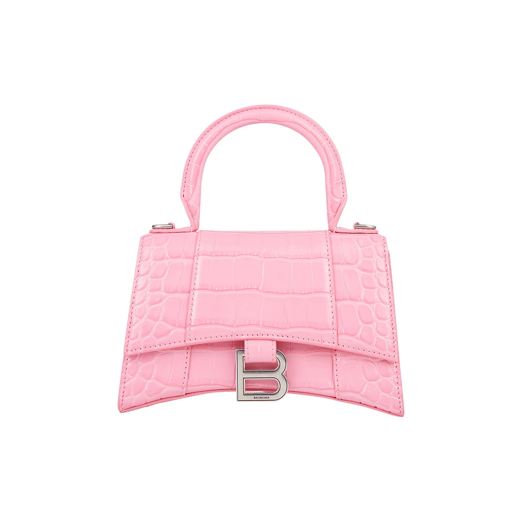 Balenciaga Mini Hourglass Top Handle Bag 'Sweet Pink' | GOAT