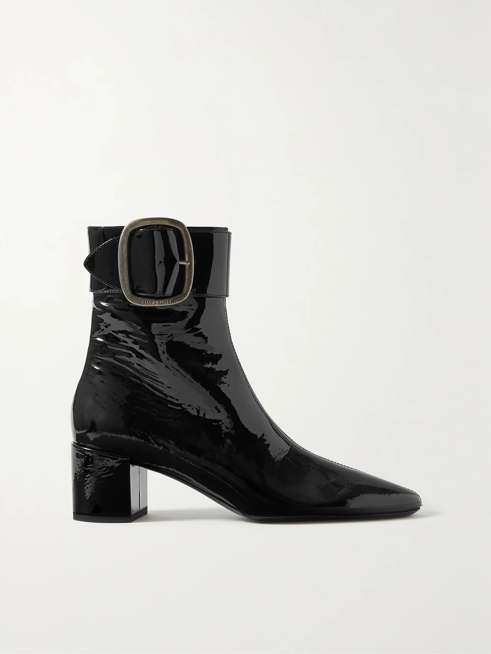 Joplin buckled patent-leather ankle boots | NET-A-PORTER (UK & EU)