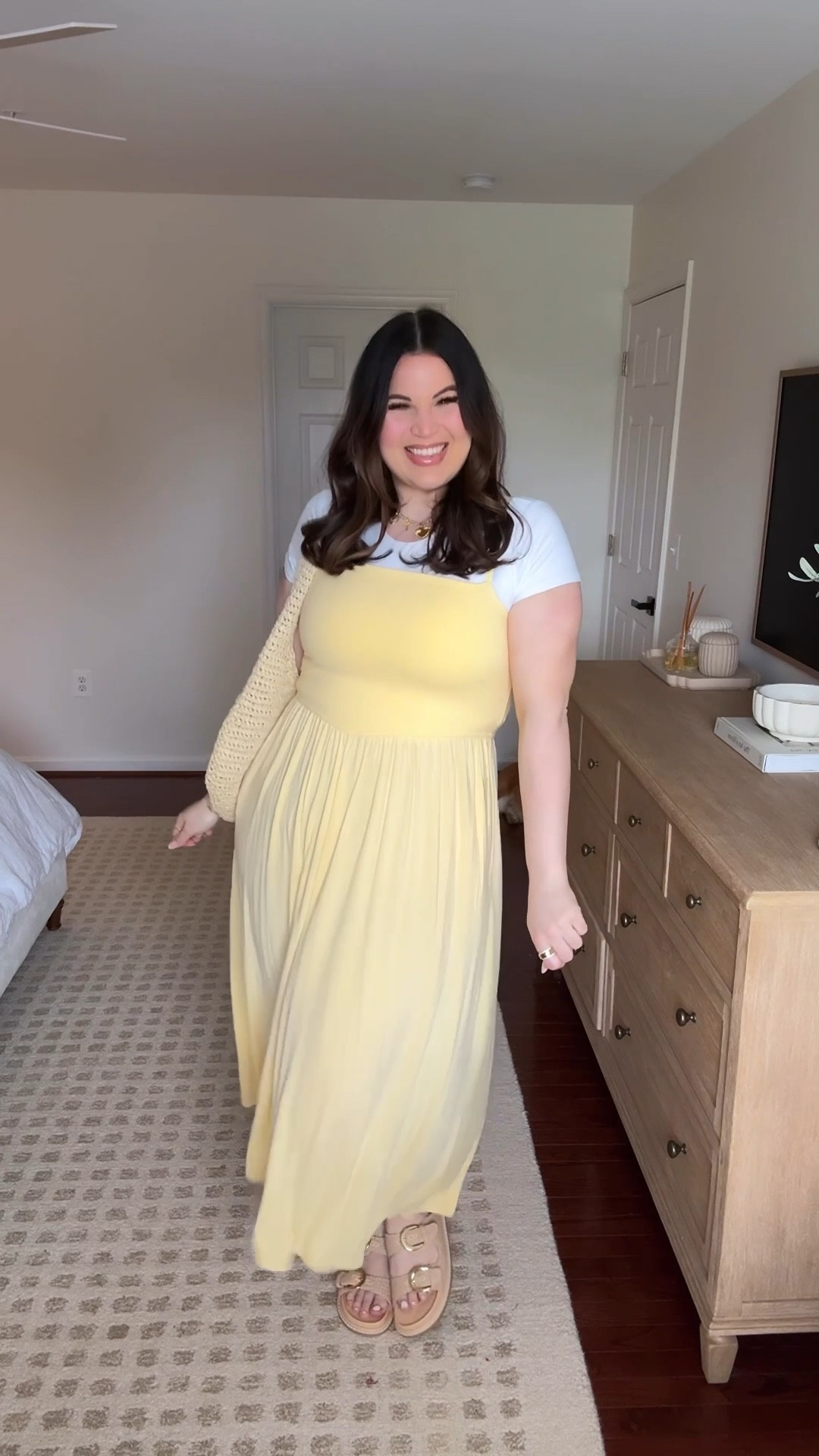 Midsize spring outfit inspo for the farmers market 🪴🍞💐 love that it’s finally farmers market season + here is what I wore yesterday! It ended up being a little colder than I expected so I added on a denim jacket! 

Bralette - xl *use code KELLYELIZXSPANX to save 
Anti chafing shorts - M/L
Dress - large 
Tee - large 
Sandals - 9.5 


Spring outfit, spring style, spring fashion, spring dress, aerie, aerie dress, farmers market, farmers market outfit, midsize outfit, midsize style, midsize fashion 


#LTKMidsize #LTKStyleTip #LTKWatchNow