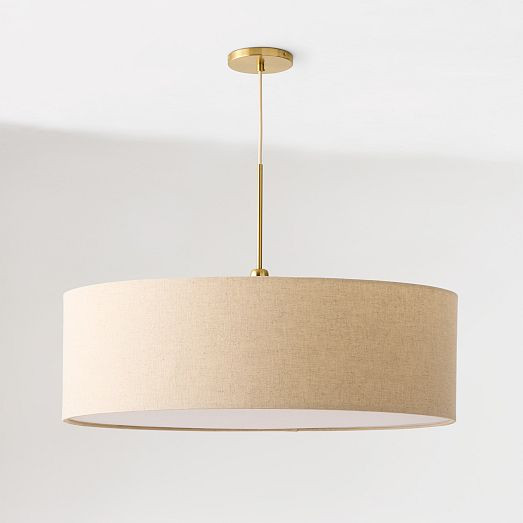 Short Drum Pendant (16"–33") | West Elm (US)