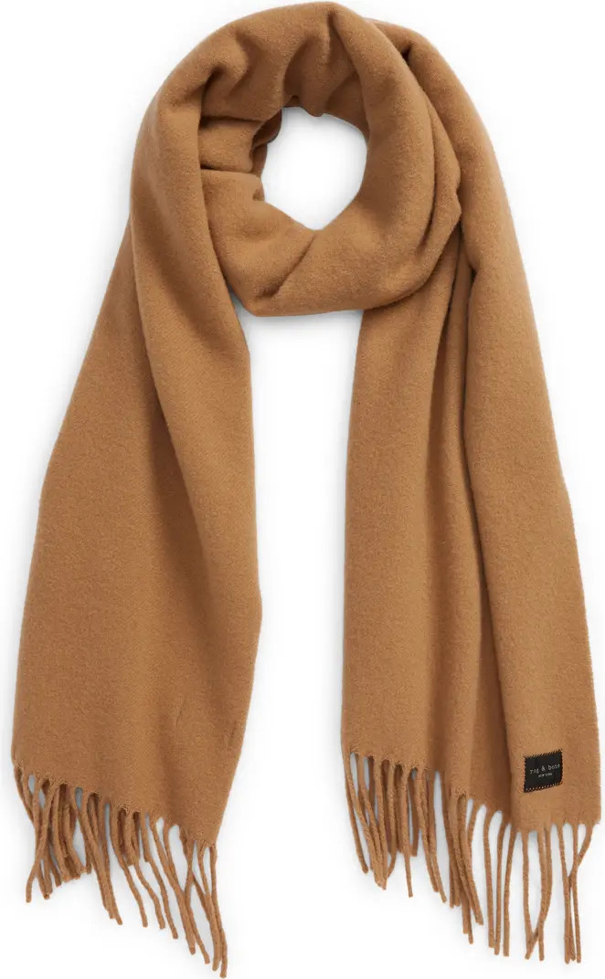 rag & bone Addison Skinny Recycled Wool Blend Scarf | Nordstrom | Nordstrom