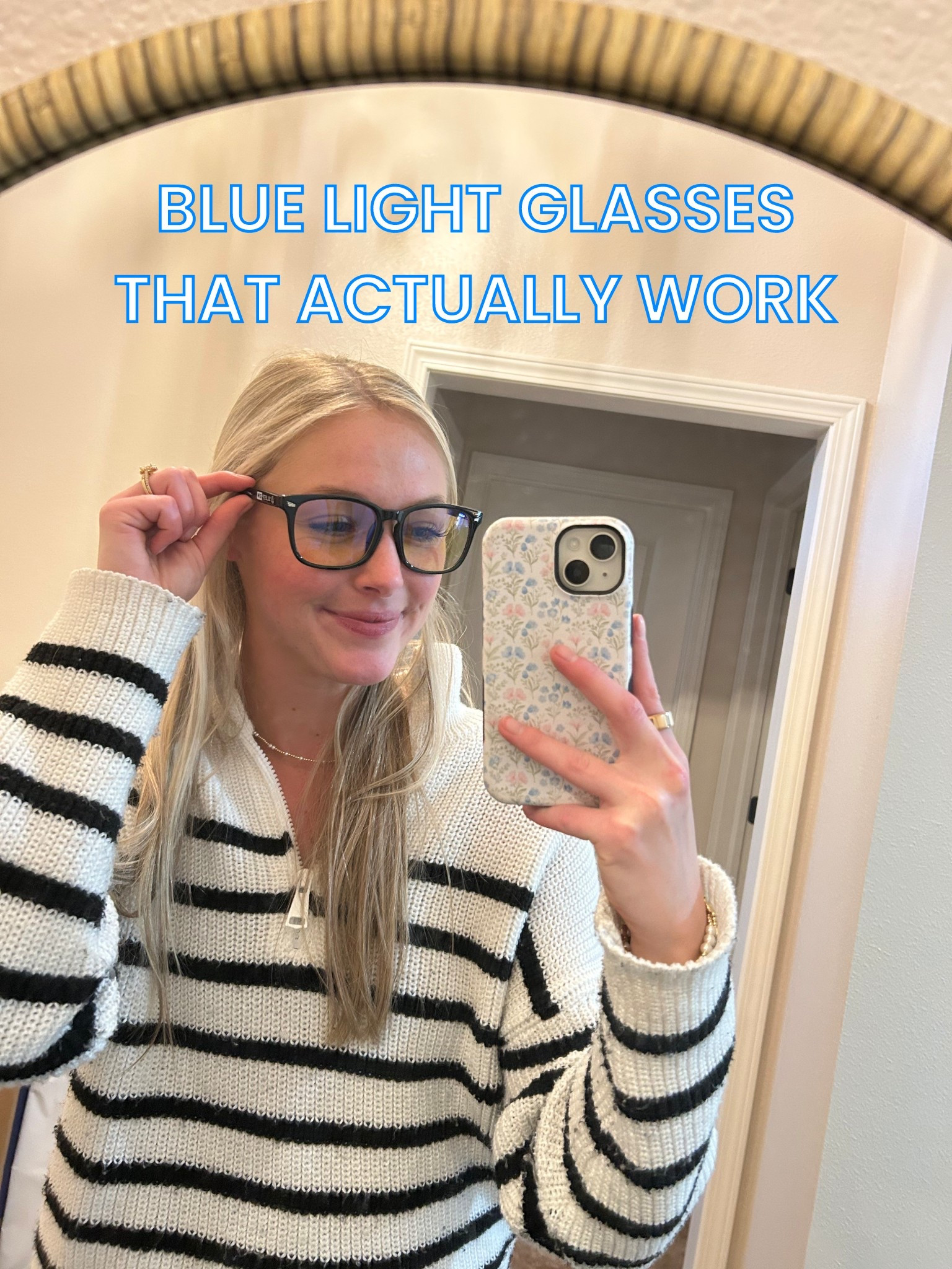 BIG fan of these blue light glasses. The only pair I’ve tried that actually keeps my blue light headaches away! #bluelightglasses 