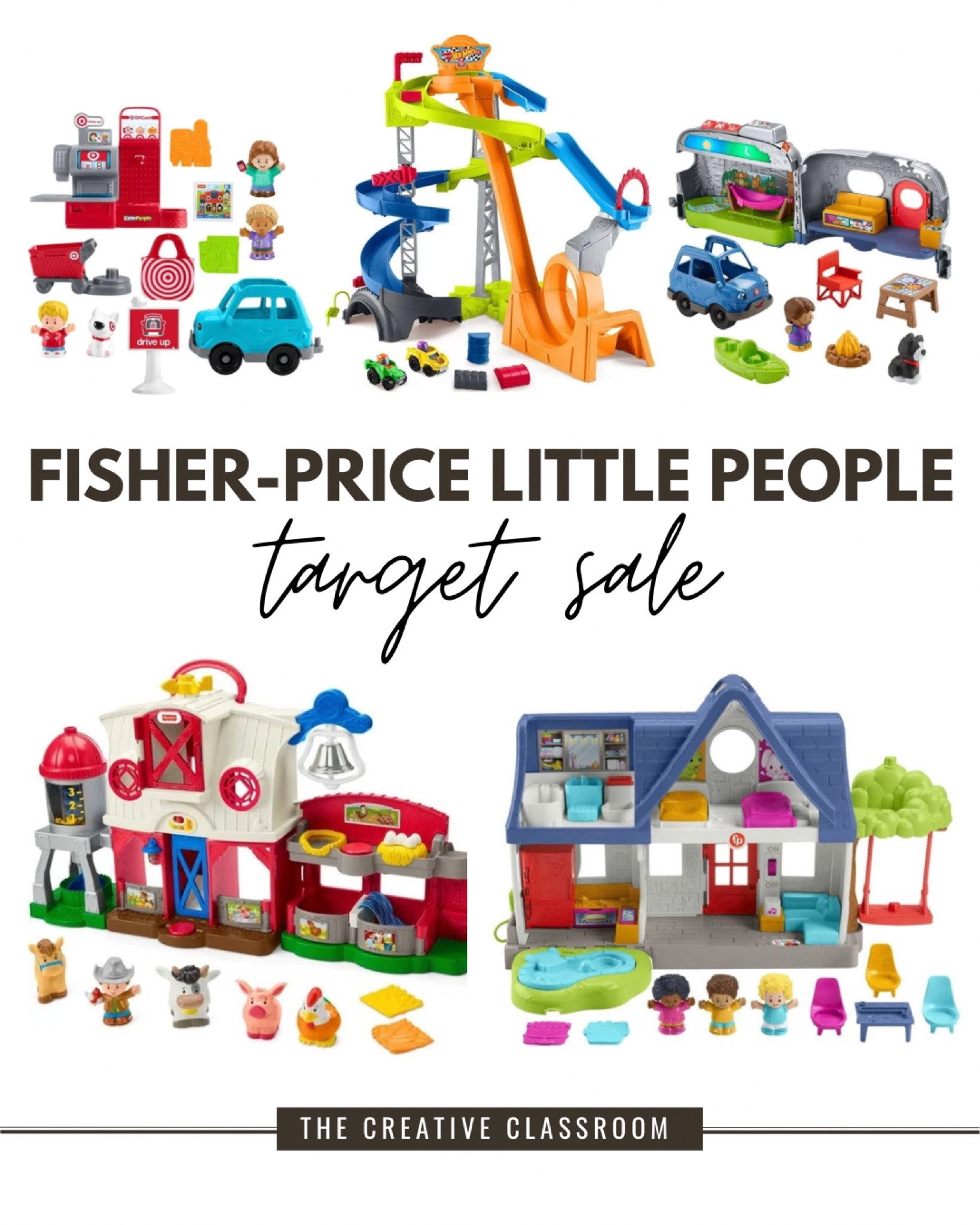 Stock up on toddler gifts with the Target Fisher-Price sale on all the Little People sets! 
