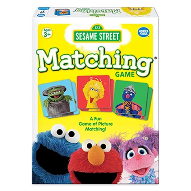 Sesame Street Preschool Matching Game, 1 or More Players, Ages 3+ - Walmart.com | Walmart (US)