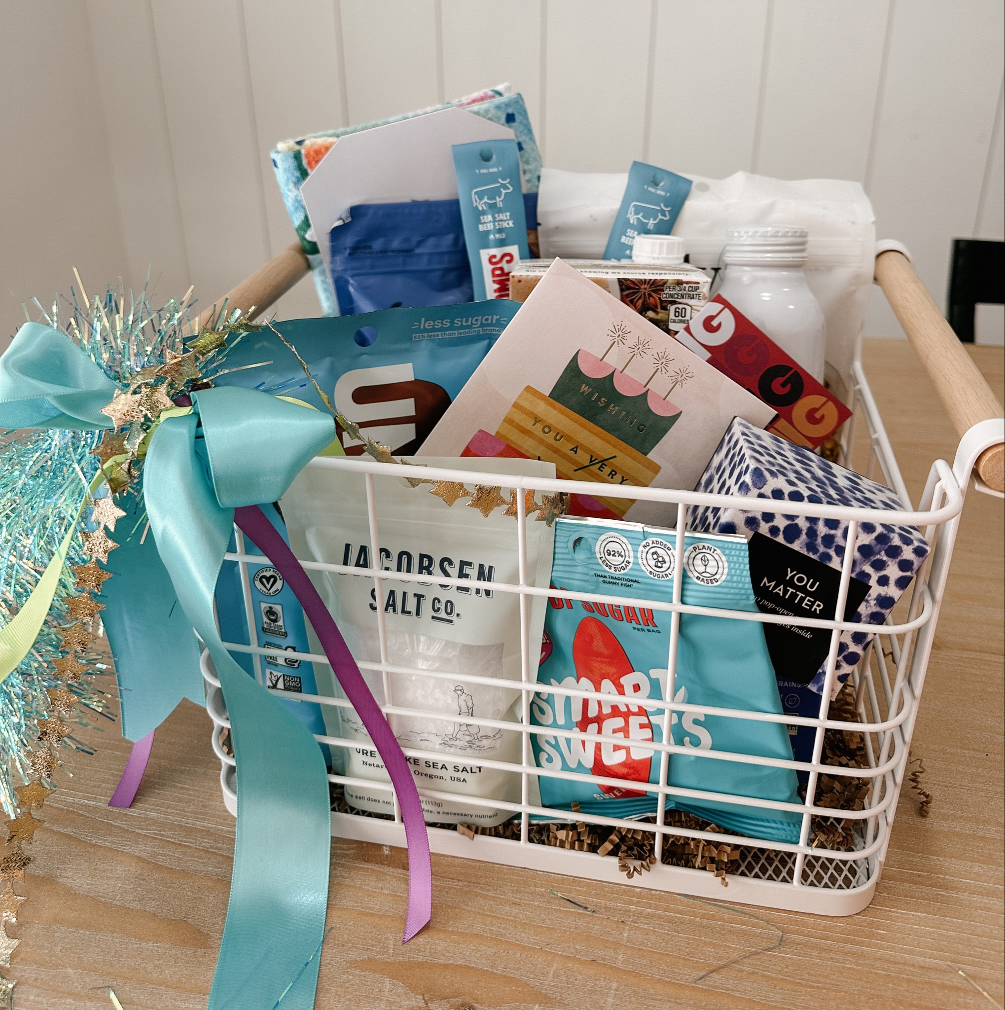 Favorite things gift basket. The one where you throw together all the cute boutique looking things but find them on line. 

#LTKSeasonal #LTKFamily #LTKGiftGuide
