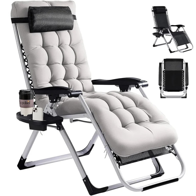 Betcozy Zero Gravity Chairs, 1 PCS Patio Folding Lawn Outdoor Lounge Gravity Camp Reclining Loung... | Walmart (US)