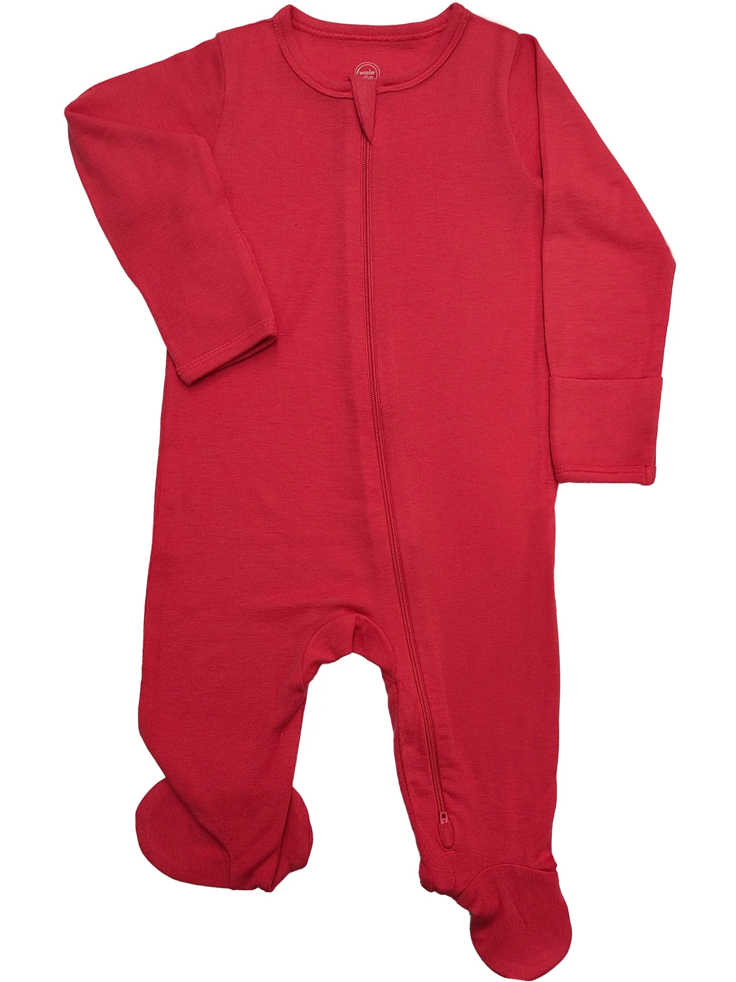 Wonder So Soft Modal by Wonder Nation Baby Gender Neutral Two-Way Zipper Footed Sleep N Play Paja... | Walmart (US)