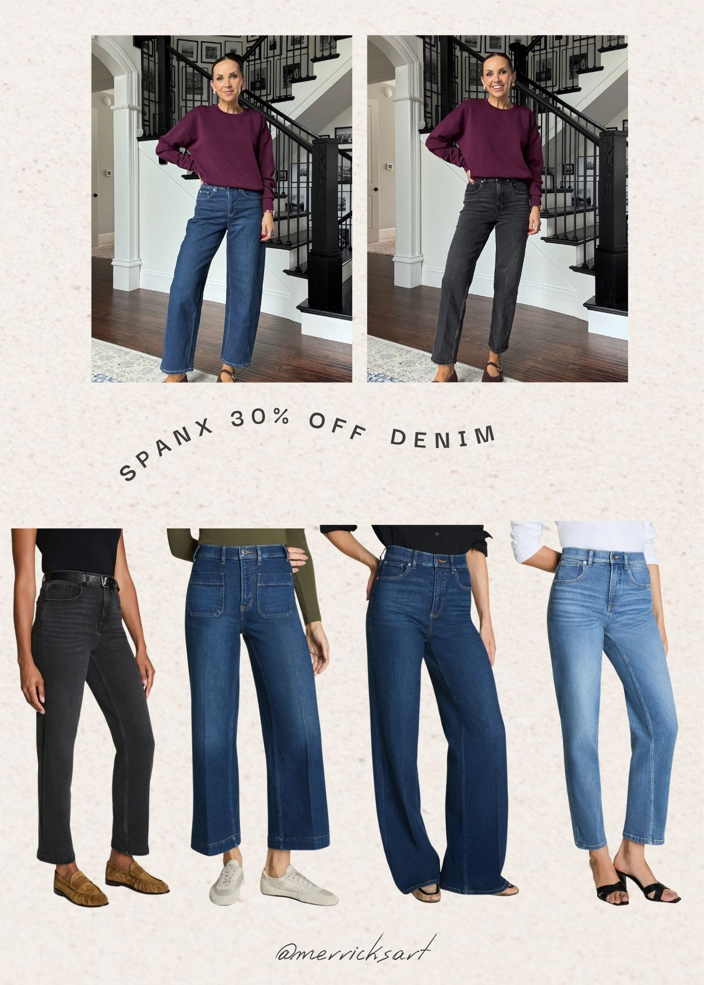  @Spanx  denim is 30% off! Linking my favorites. I am a size small or size 4 in their denim! 

#LTKSaleAlert