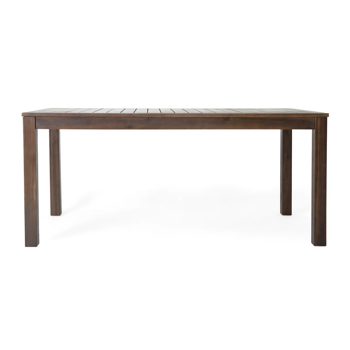 Wood Dining Table 69'' - Dark Brown, & Weather , Buffet Serving Option, Spacious Gorgeous For Pat... | Wayfair North America