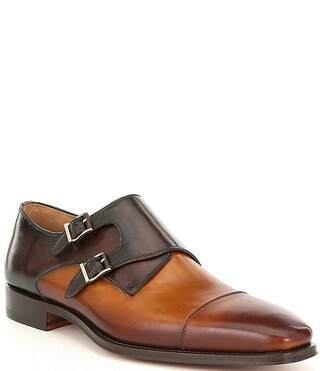 Magnanni Men's Jaden Double Monk Strap Color Block Dress Shoes | Dillard's | Dillard's
