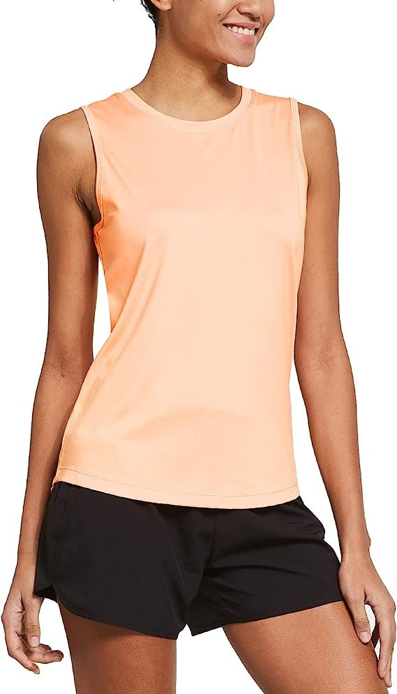 BALEAF Women's Workout Tank Tops Sleeveless Exercise Running Active Shirts for Pickleball Sports | Amazon (US)