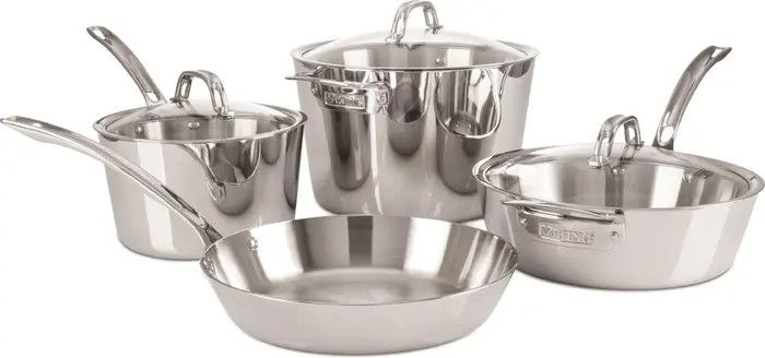 Contemporary 7-Piece 3-Ply Cookware Set | Nordstrom