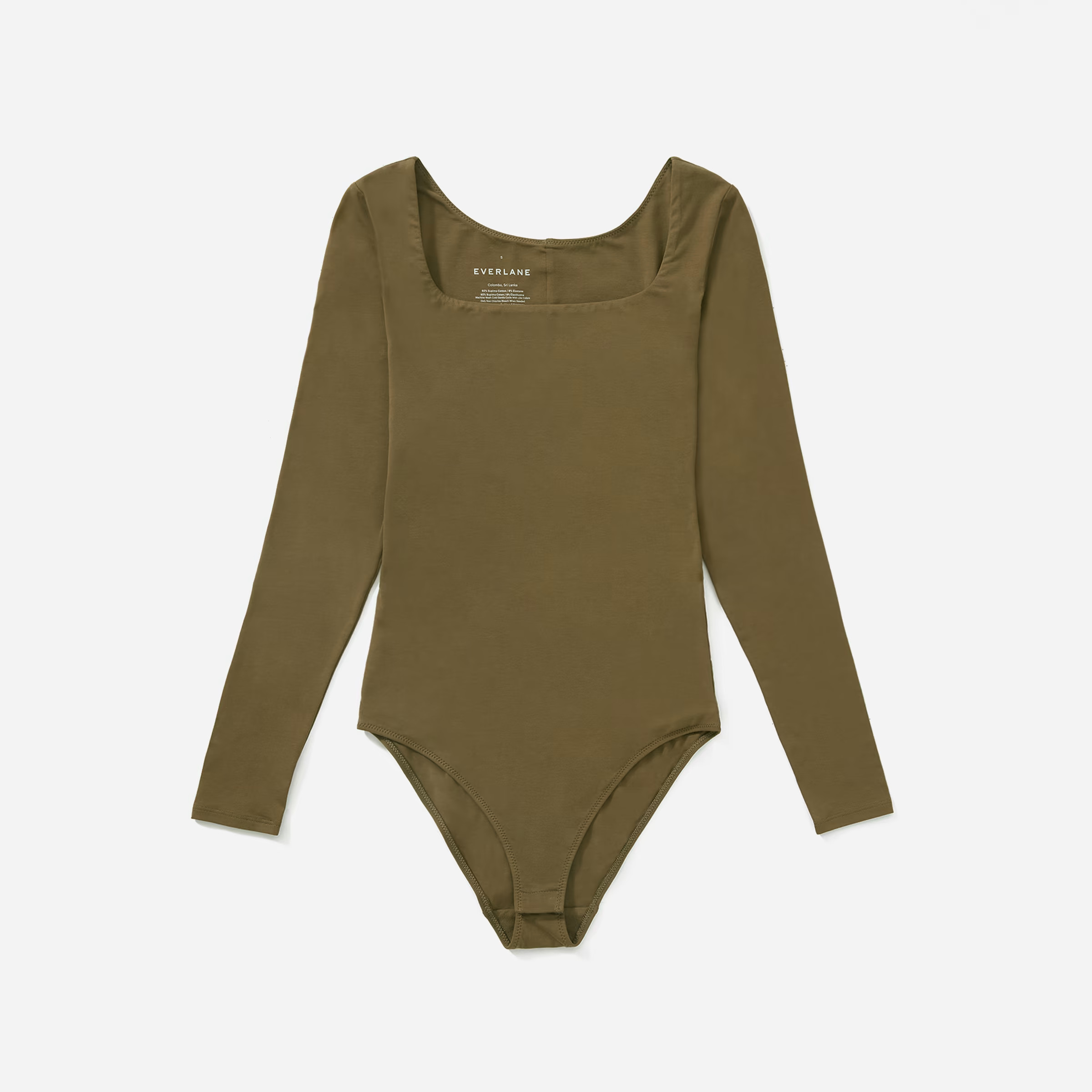 The Square Neck Bodysuit | Everlane