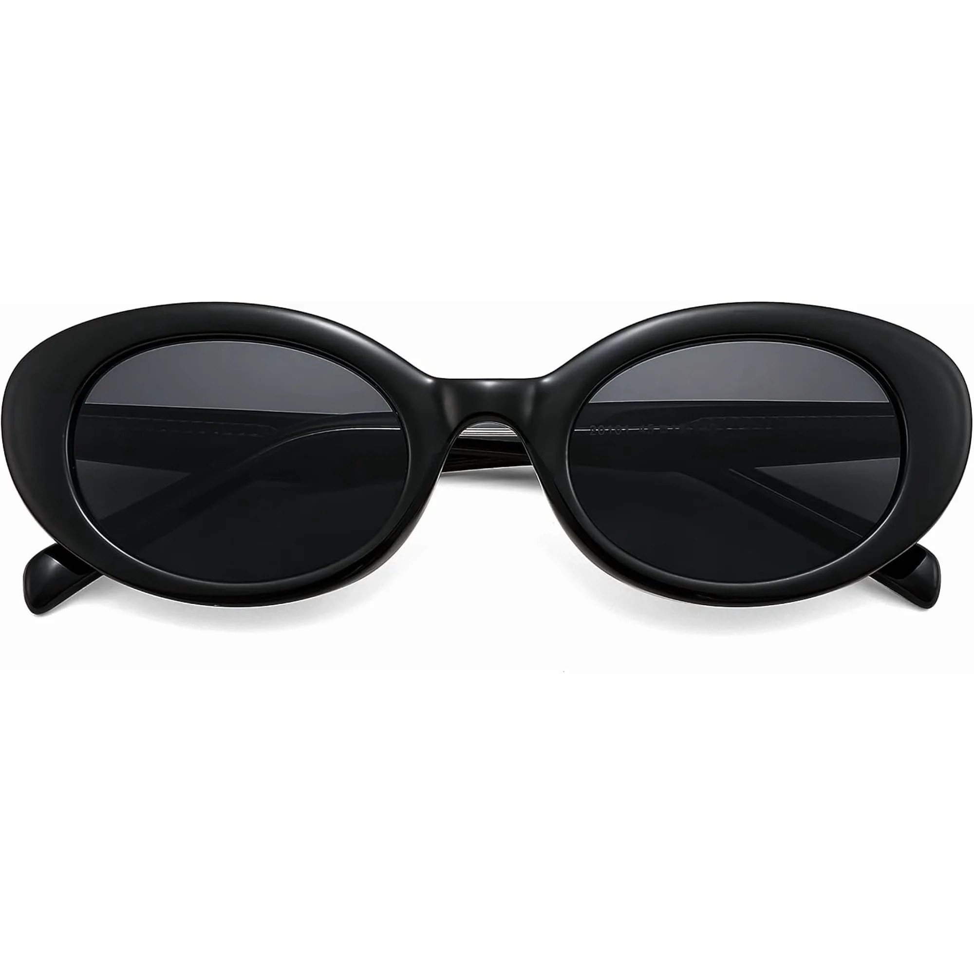 FEISEDY Sunglasses Womens, Retro Oval Cateye Sun Glasses Men, Small 90s Style B4128 | Walmart (US)
