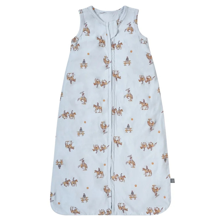 Modern Moments by Gerber Baby Neutral Two-Way Zip Super Soft Wearable Blanket, Grey Dawn Western,... | Walmart (US)