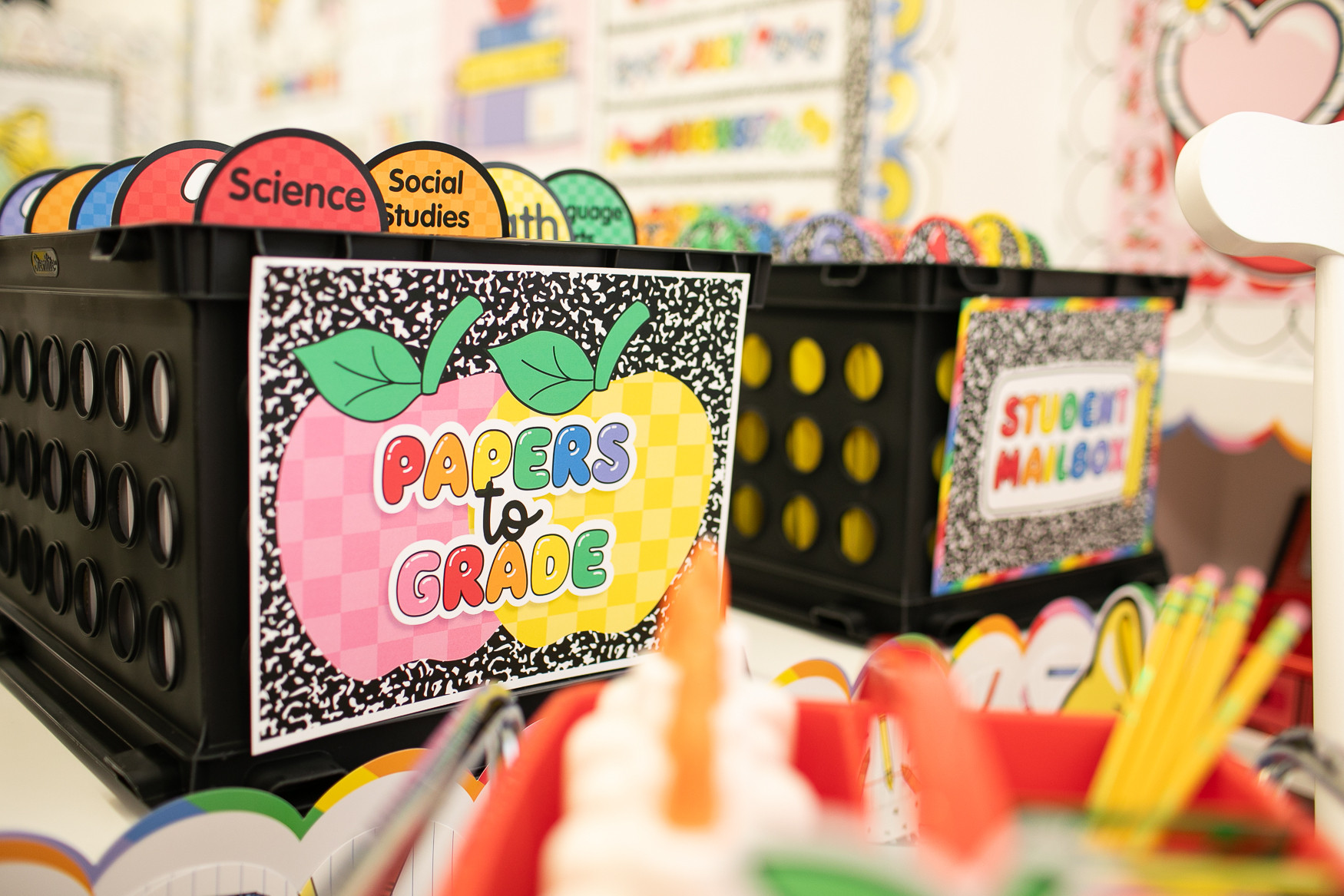 These are the best crates from Amazon to keep all your daily teacher forms organized! You can get the labels on shopschoolgirlstyle.com! 

 #LTKFindsUnder50 #LTKStyleTip