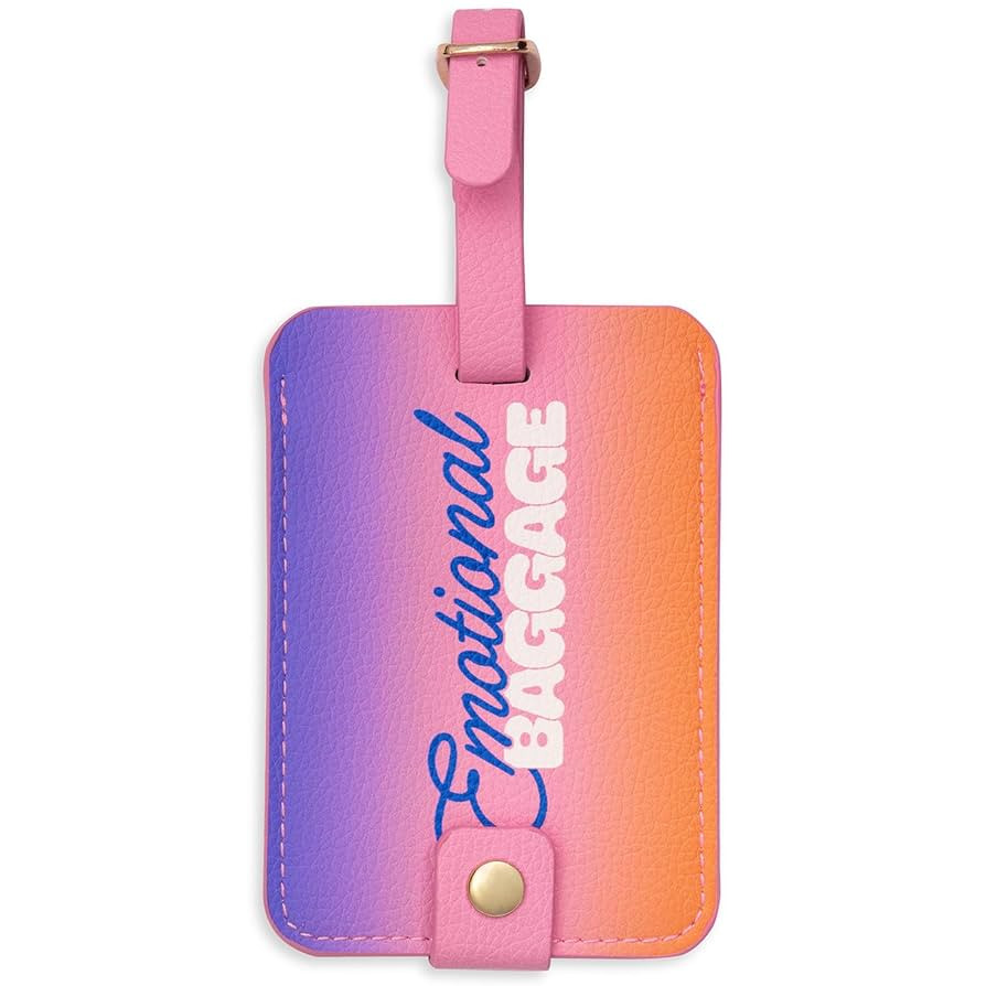 Ban.do Getaway Suitcase Tag for Travel, Durable Vegan Leather Luggage Identifier, Emotional Bagga... | Amazon (US)