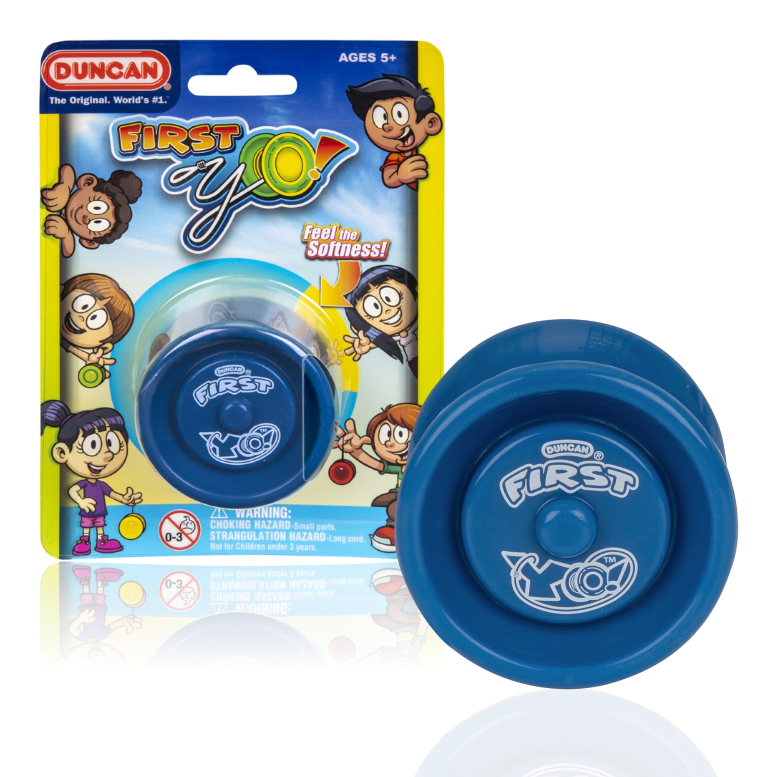 Duncan Toys First Yo! - Best Beginner Yo-Yo for Kids, Responsive Yo Yo, YoYo Toy - Blue/Green | Amazon (US)