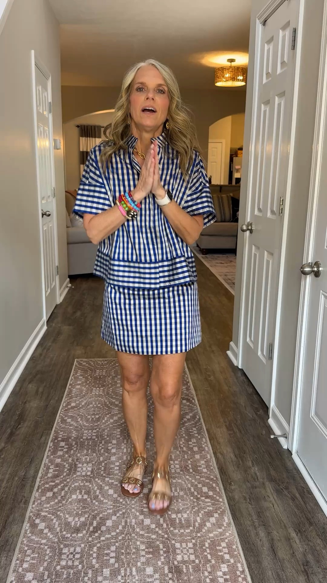 How cute is this?! Wearing XS top/small skirt. Love the fit of both. Cute summer outfit idea. Use code COAST20 on bracelets

#LTKgrwm #LTKootd #LTKOver40

#LTKgrwm #LTKootd #LTKOver40