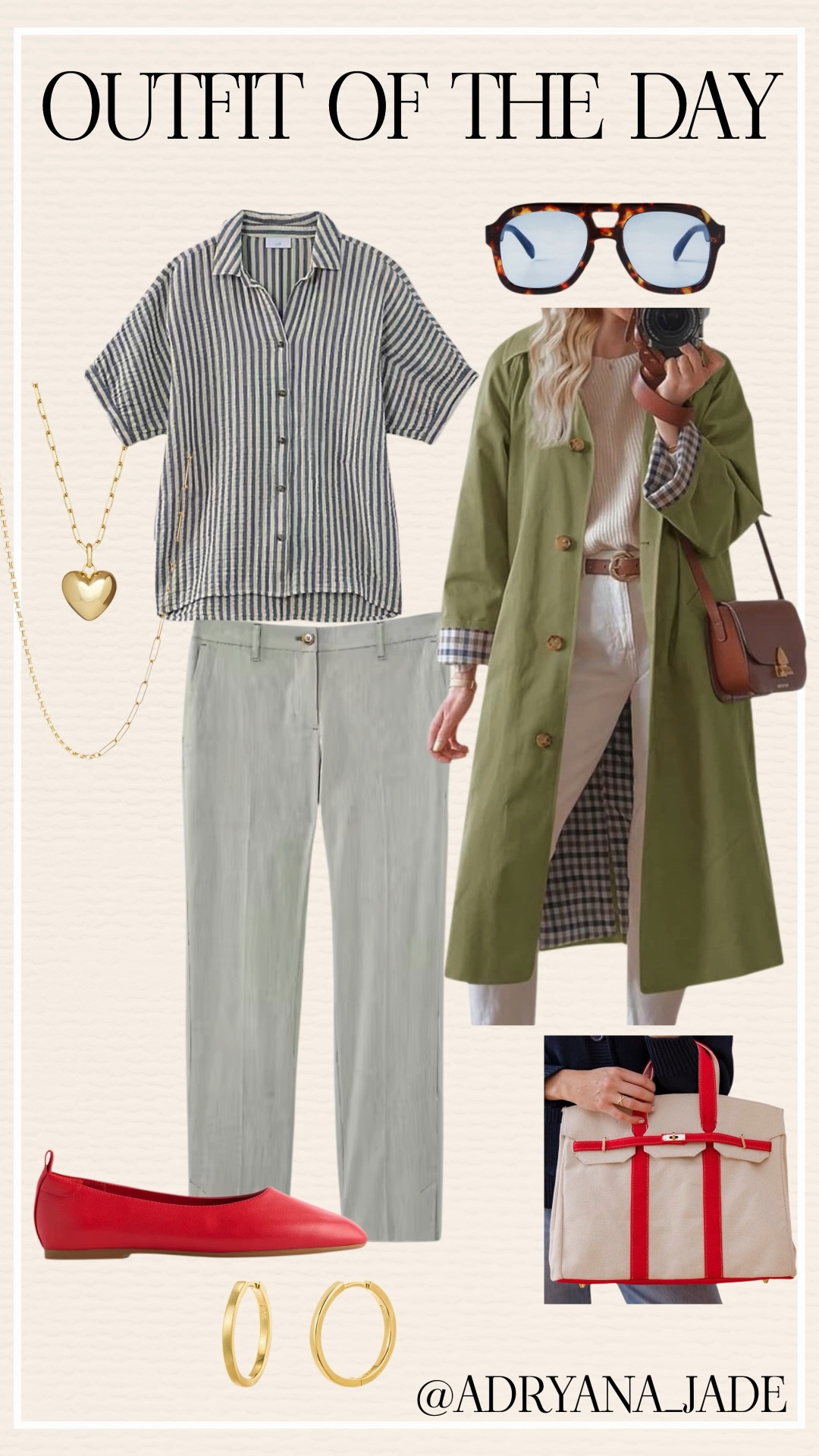 These linen pants from @jjillstyle…I get it now. The stretch, the drape, the comfort - I’m officially hooked and need them in every color! Paired them with a light cotton striped button-down that feels just as good as it looks.

Threw on my gingham-lined trench to play off the stripes (and honestly, I’m loving this mix), then finished it with a little pop of red - high vamp ballet flats and my favorite boat tote with red trim.

Easy, polished, and comfortable…which is really the goal. Everything’s linked for you in LTK 💛 #styleover50 #over40fashion #over50andfabulous #midlifewomen 



#LTKgrwm #LTKOver40 #LTKootd