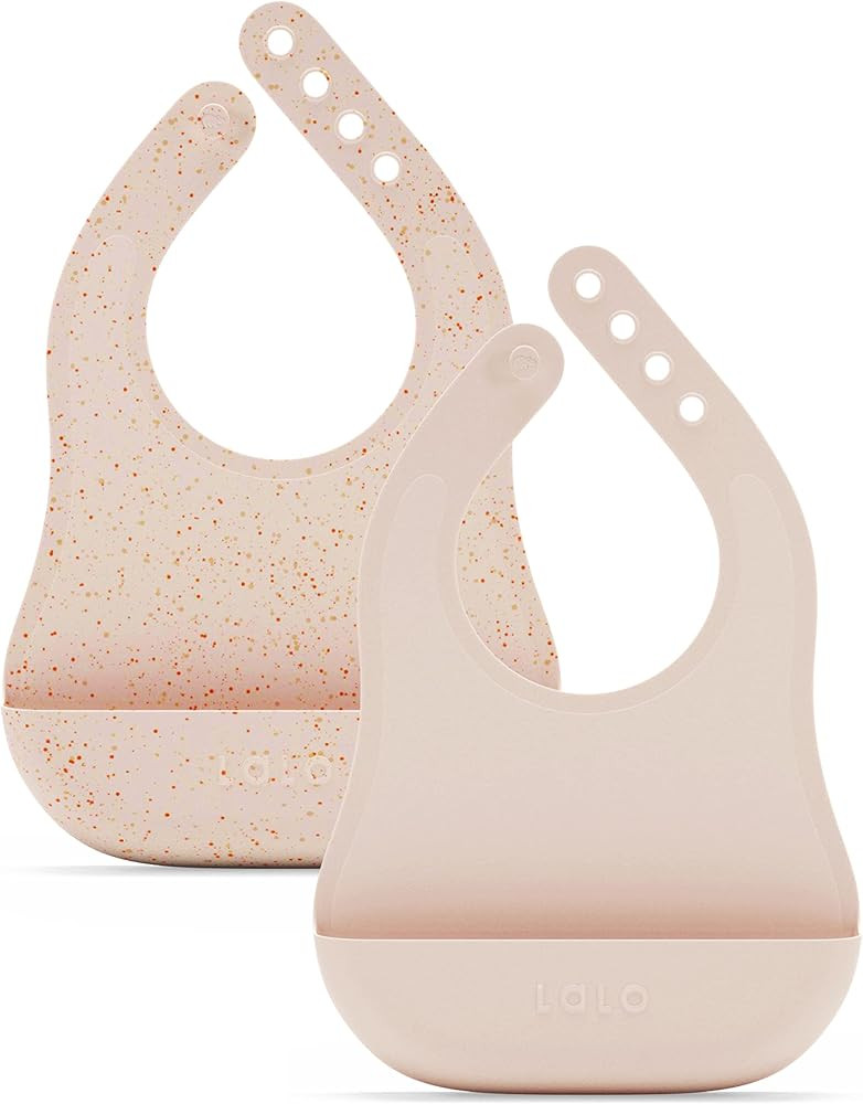 Lalo The Bib - Waterproof, Non-Toxic Silicone Baby Bib with Adjustable Neck Band & Silicone Food ... | Amazon (US)