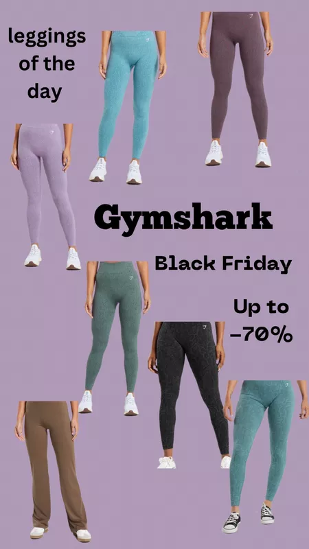 Gymshark Marl Seamless Leggings - Light Pink/Light Blue Marl